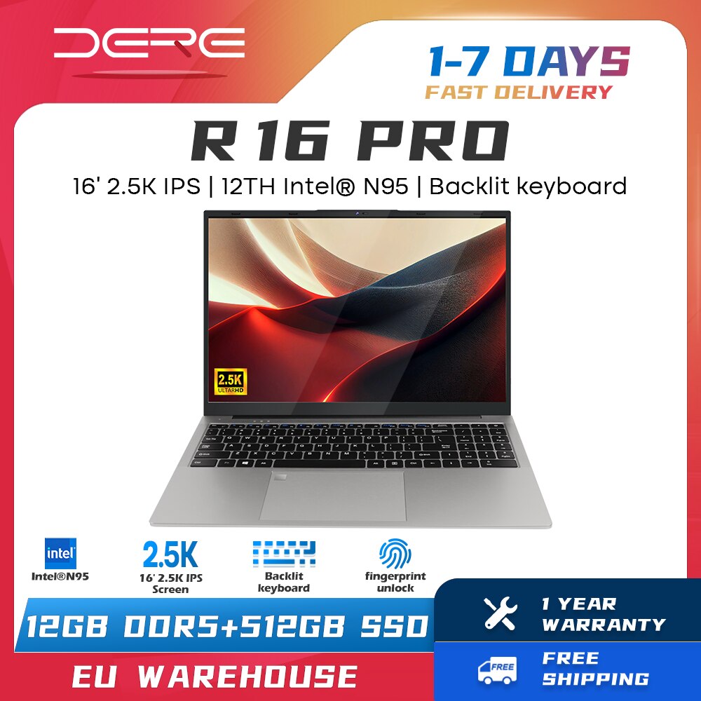 DERE-Ordinateur-portable-R16-Pro-16-IPS-Ultra-HD-2-5K-Intel-Celeron-N95-3-4