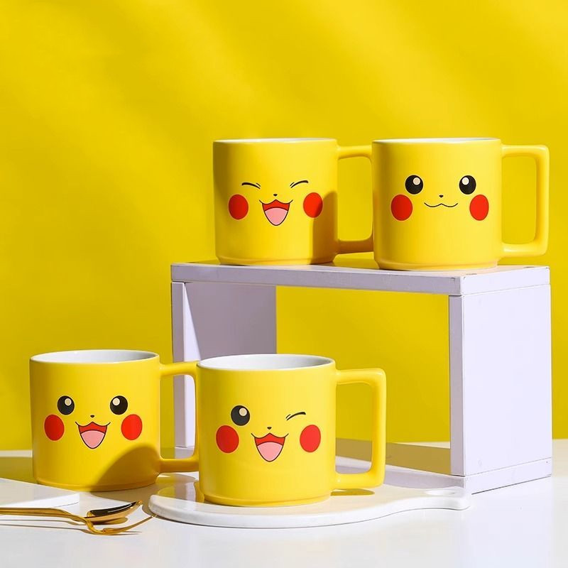 Tasse-en-c-ramique-de-dessin-anim-Pokemon-Pikachu-Anime-Salam-che-Tortue-Bulbizarre-tasse-de
