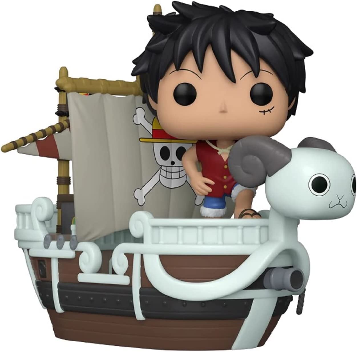 Luffy-One-Piece-avec-Going-Merry-111-NYCC-Mod-le-exclusif-partag-Jouet-beurre