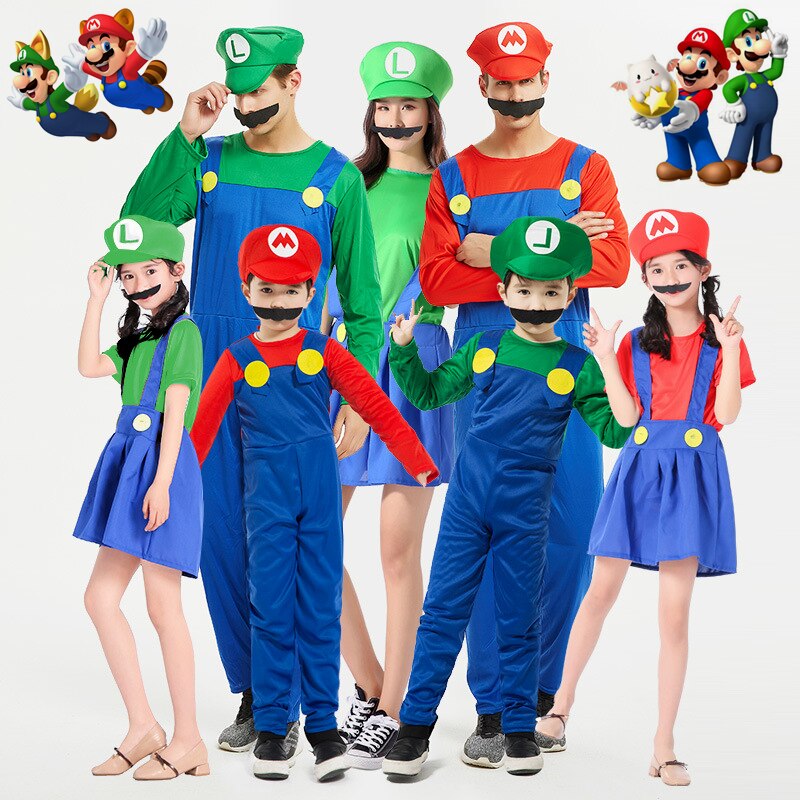 Costume Cosplay Super Mario