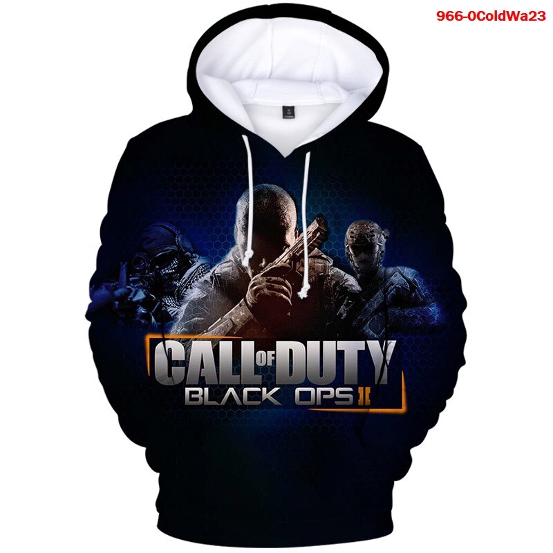 Call-of-Duty-pull-capuche-surdimensionn-avec-impression-3d-pour-homme-v-tement-de-salon-la