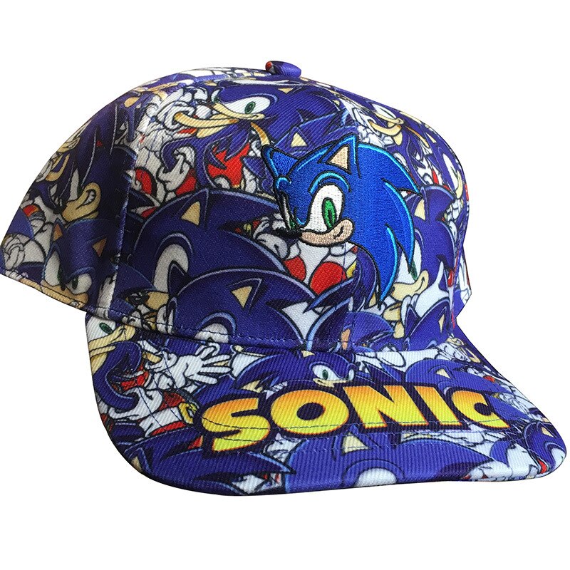 Casquette-Sonic-pour-gar-ons-et-filles-chapeau-pour-enfants-casquette-de-baseball-52-56CM-nouvelle