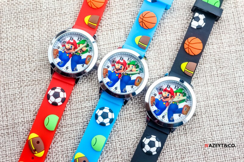 Super-Mario-nouvelle-montre-en-Silicone-pour-enfants-Mario-Brothers-3D-dessin-anim-Anime-jeu-personnage