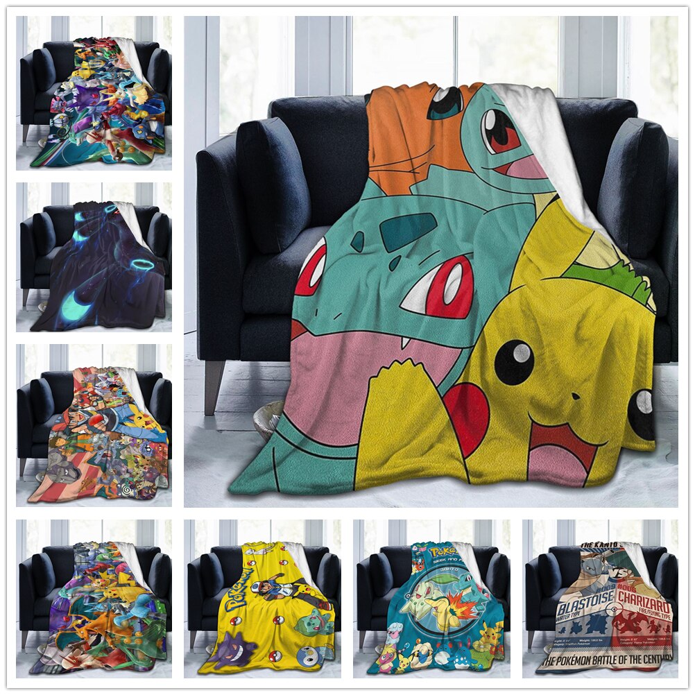 Couverture-Pikachues-3D-en-flanelle-linge-de-lit-doux-et-confortable-couvre-lit-canap-cadeau-toutes