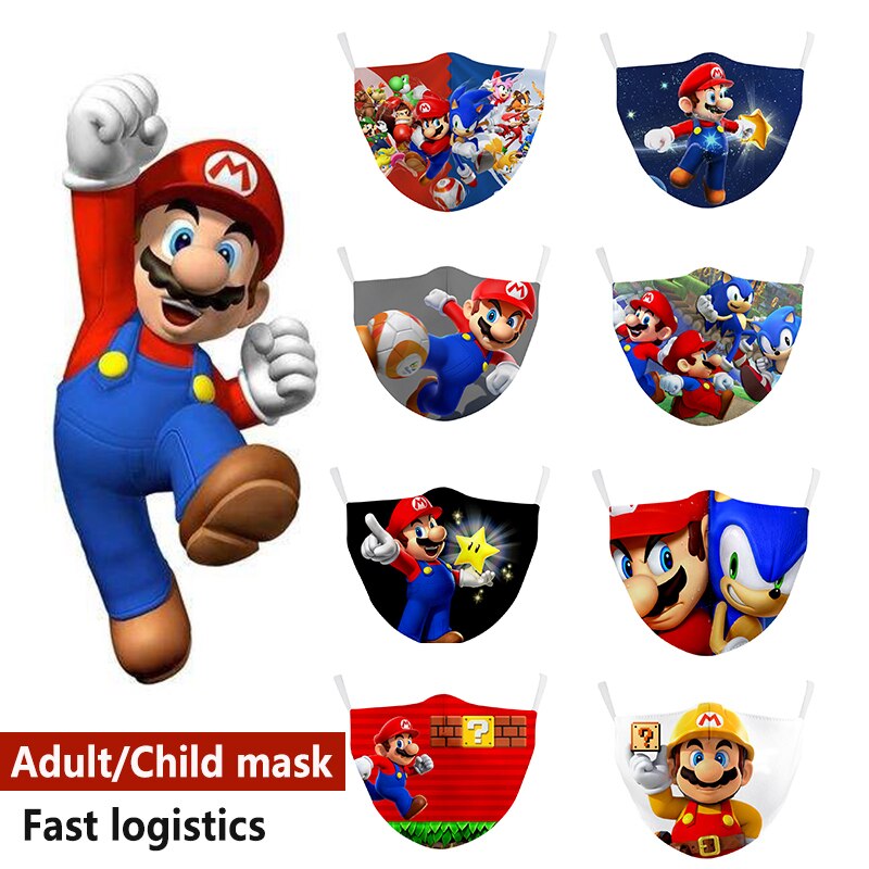 Masque lavable mario