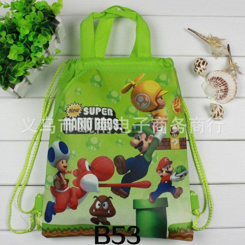 Super-Mario-Bros-jeu-th-me-Non-tiss-sac-Luigi-tissu-sac-dos-enfant-voyage-sac