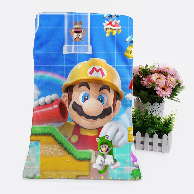 Nouveau-Original-Super-Mario-Bros-serviette-th-me-mise-en-page-Figure-d-anime-Yoshi-poup