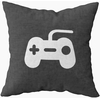 Housse-de-coussin-carreaux-rouges-contr-leur-de-jeu-pour-Gamer-couverture-de-Joystick-Plaid-rouge