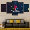 Toile-murale-imprim-e-avec-Logo-PlayStation-Arena-5-pi-ces-sans-cadre-affiches-de-peinture