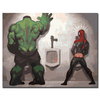Peinture-l-huile-sur-toile-de-Marvel-The-Avengers-peinture-la-main-Hulk-Thor-affiches-et