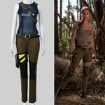 Costume-Cosplay-Lara-Croft-pour-femmes-bleu-fonc-et-vert-arm-e-Costume-de-film-ombre