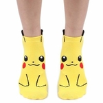 Chaussettes-Pokemon-Pikachu-pour-enfants-figurines-de-dessin-anim-accessoires-Cosplay-chaussettes-imprim-es-courtes