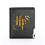 HP-portefeuille-en-cuir-Pu-noir-pour-hommes-porte-cartes-de-cr-dit-double-pli-avec