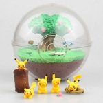 Figurine-de-Pika-dans-la-for-t-ensoleill-e-jouets-mod-les-Pokemones-PokeBalls-Transparent-jouets
