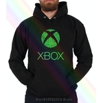 Micro-sof-sweat-capuche-noir-pour-hommes-Logo-Xbox-One-360