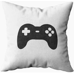 Housse-de-coussin-carreaux-rouges-contr-leur-de-jeu-pour-Gamer-couverture-de-Joystick-Plaid-rouge