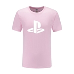 T-shirt-manches-courtes-homme-Streetwear-Hip-Hop-avec-Logo-PS-japonais-jeu-de-Xbox-playstation