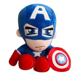 Peluche-authentique-Spiderman-Marvel-Q-Version-Avengers-jouet-pour-enfants-poup-e-de-h-ros-Iron