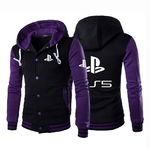 Vestes-imprim-es-PlayStation-pour-hommes-sweat-shirt-en-coton-uniforme-capuche-Design-manteau-de-Baseball