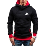 Sweat-shirt-capuche-avec-fermeture-clair-et-col-pour-homme-impression-PlayStation-printemps-2021