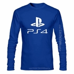 PS4-PLAYSTION-4-T-Shirt-Logo-Gaming-pr-sent-amusant-Cool-qualit-Tee-Tops-unisexe-2021