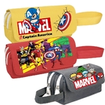 Marvel-trousse-crayons-Spiderman-Double-fermeture-clair-sac-de-papeterie-Ironman-pour-coliers-et-enfants-trousse
