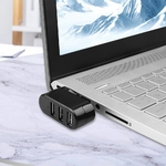 Adaptateur-avec-3-ports-USB-2-0-pour-Pc-ordinateur-Notebook-et-Mac-mini-s-parateur