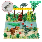 Jouets-pour-enfants-blocs-de-construction-dinosaures-Jurassic-World-Tree-figurines-d-animaux-ville-Compatible-bricolage