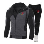 Sweat-capuche-et-pantalon-de-Sport-pour-hommes-ensemble-de-design-avec-imprim-PlayStation-pour-Fitness