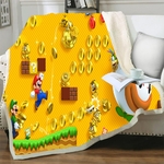 Flanelle-trois-paissir-grande-couverture-Super-Mario-motif-3D-imprim-couvertures-pour-sur-le-lit-canap