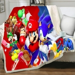 Flanelle-trois-paissir-grande-couverture-Super-Mario-motif-3D-imprim-couvertures-pour-sur-le-lit-canap