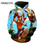 Sweat-shirt-capuche-avec-impression-3D-dessin-anim-Crash-Bandicoot-cartes-de-dessin-anim-jeu-de