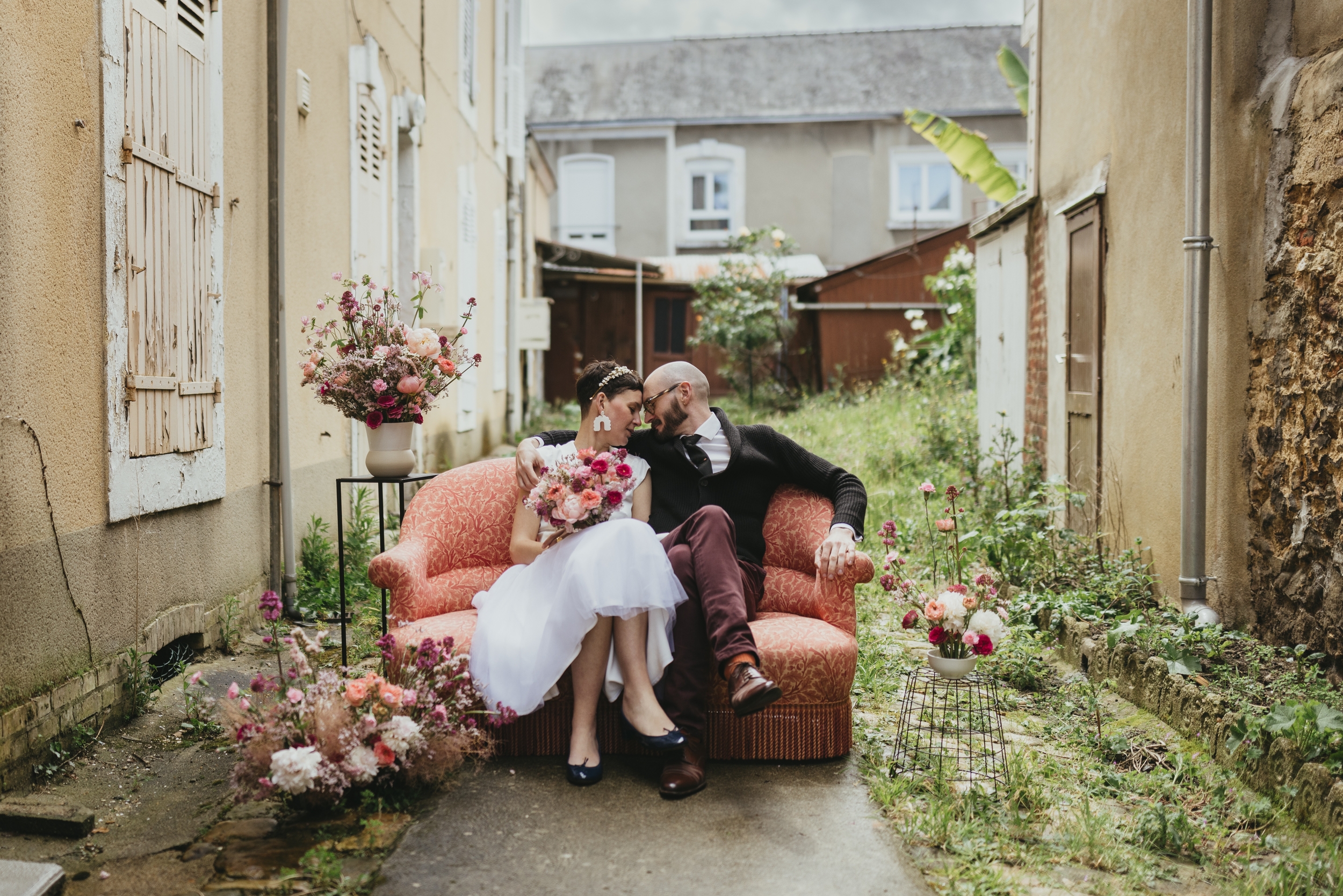 Bouquet de mariée d'automne - fleurs françaises