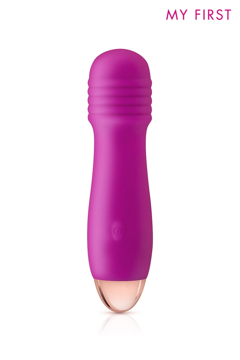 Vibromasseur-rechargeable-Joystick-rose-My-First