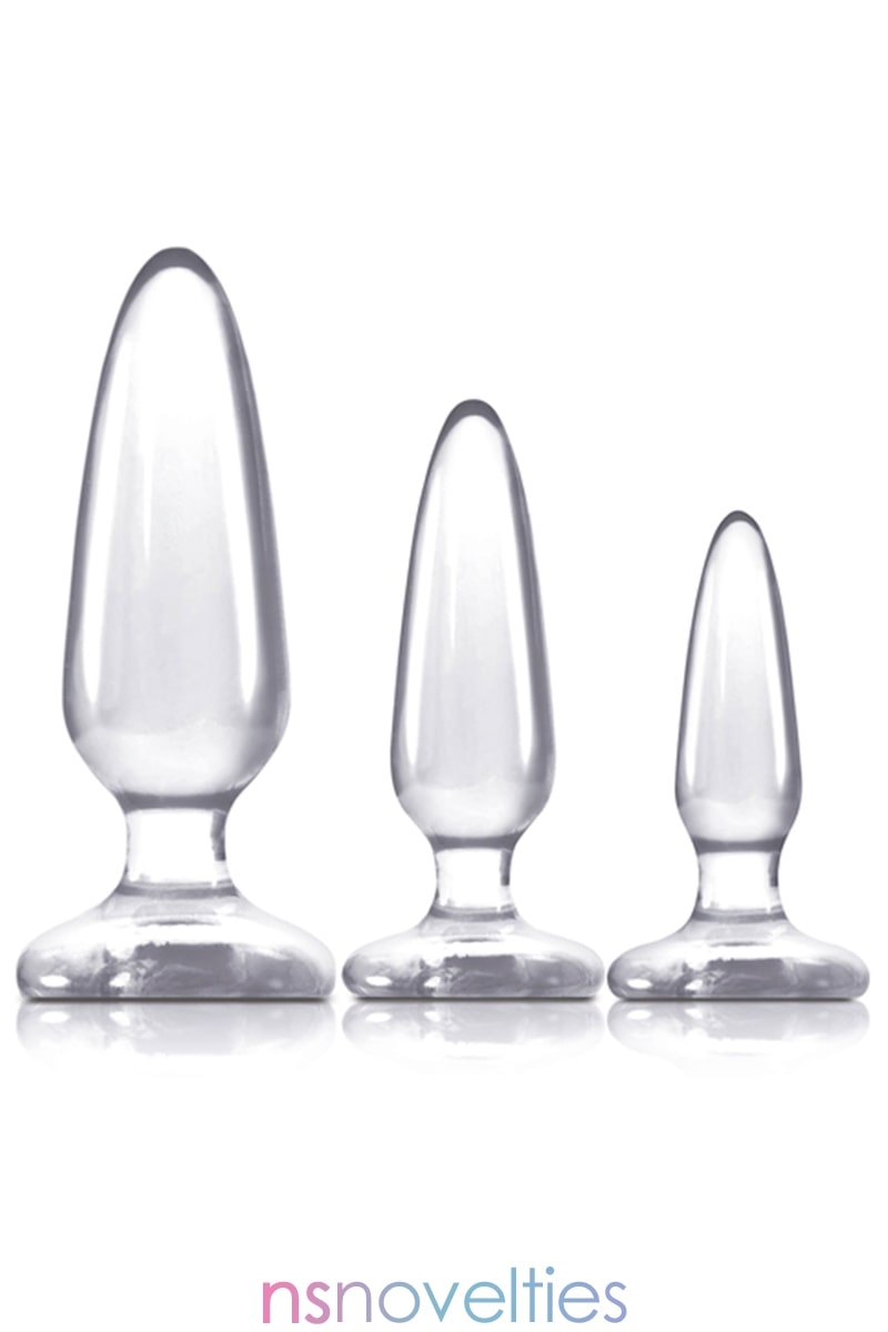 kit-entrainement-anal-plug-jelly-rancher-transparent