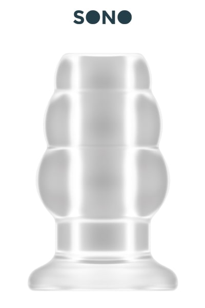 Plug anal creux en plastique TPE taille M - SONO