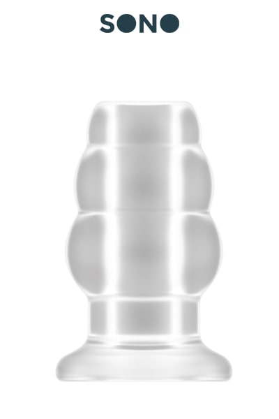 Plug anal creux 7 cm en plastique TPE Taille S - SONO