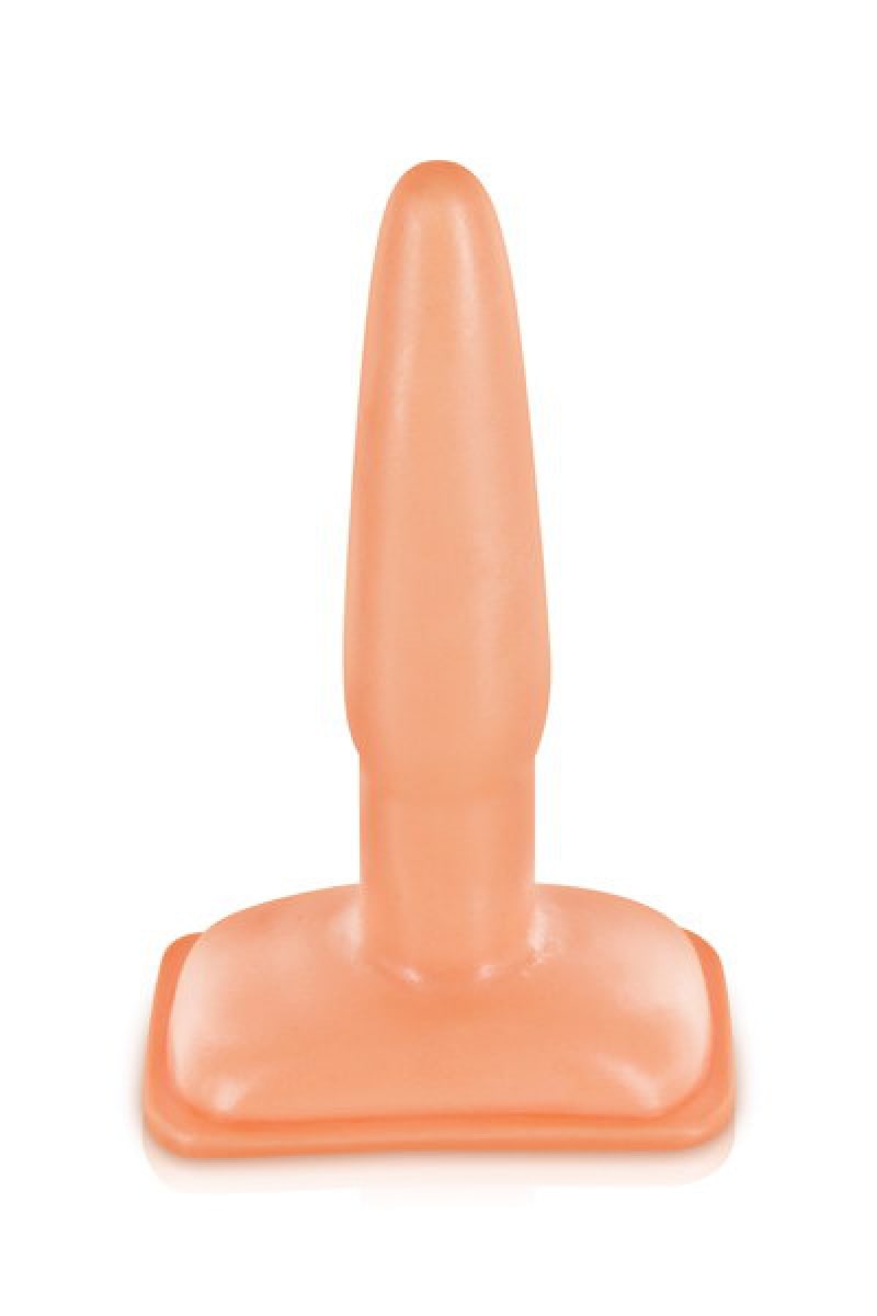 Mini Plug anal unisexe en PVC doux 12 x 2,5 cm