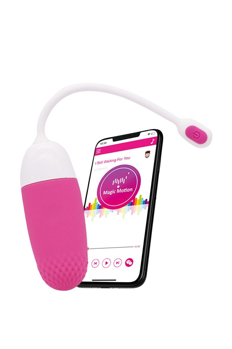 Oeuf Vibrant Connecté Rose Magic Vini - Magic Motion - Compatible IOS et Android