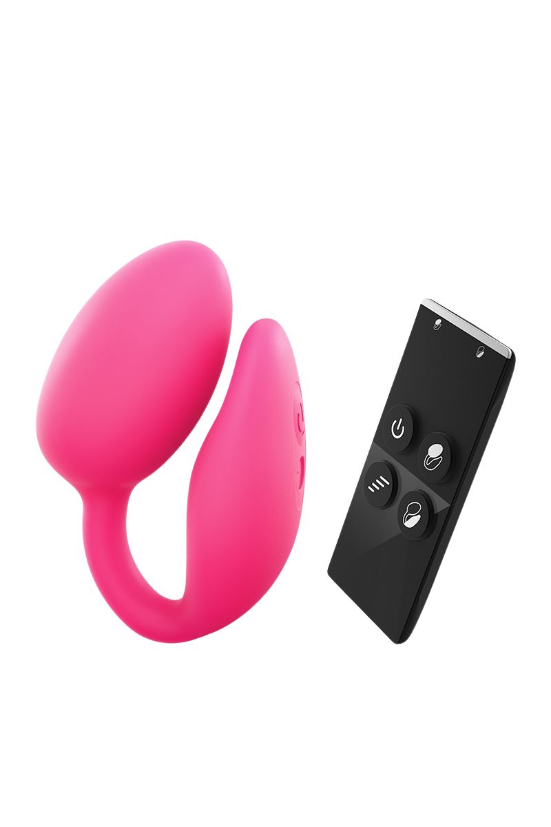 Oeuf Vibrant Clitoris Point G Télécommandé Rose - Wonderlove