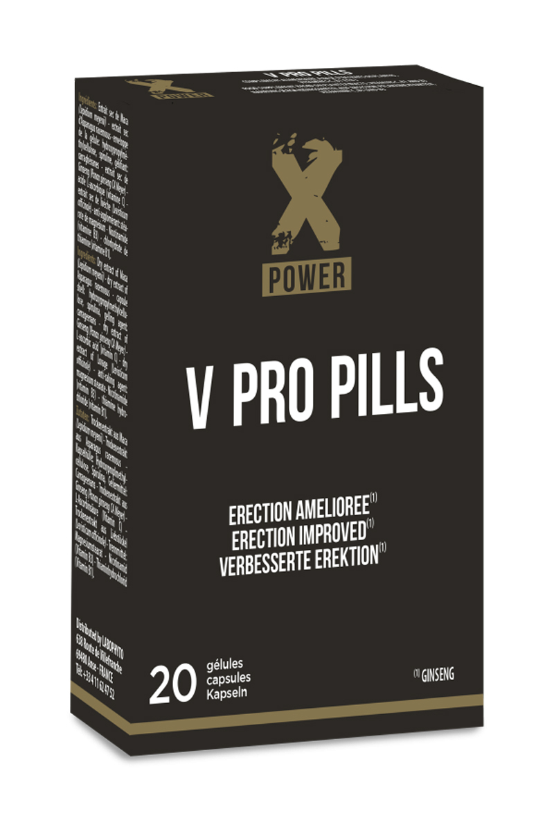 Stimulant Homme Aphrodisiaque - V Pro - XPOWER (20 gélules)