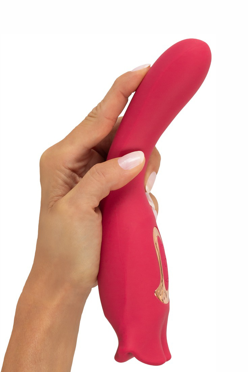 water based lubricant for female in india Vibromasseur Double Stimulation Pulsation et Langue Vibrante main image 1