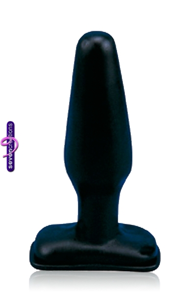 Plug Picket pour anus noir Taille M 13 x 4 cm