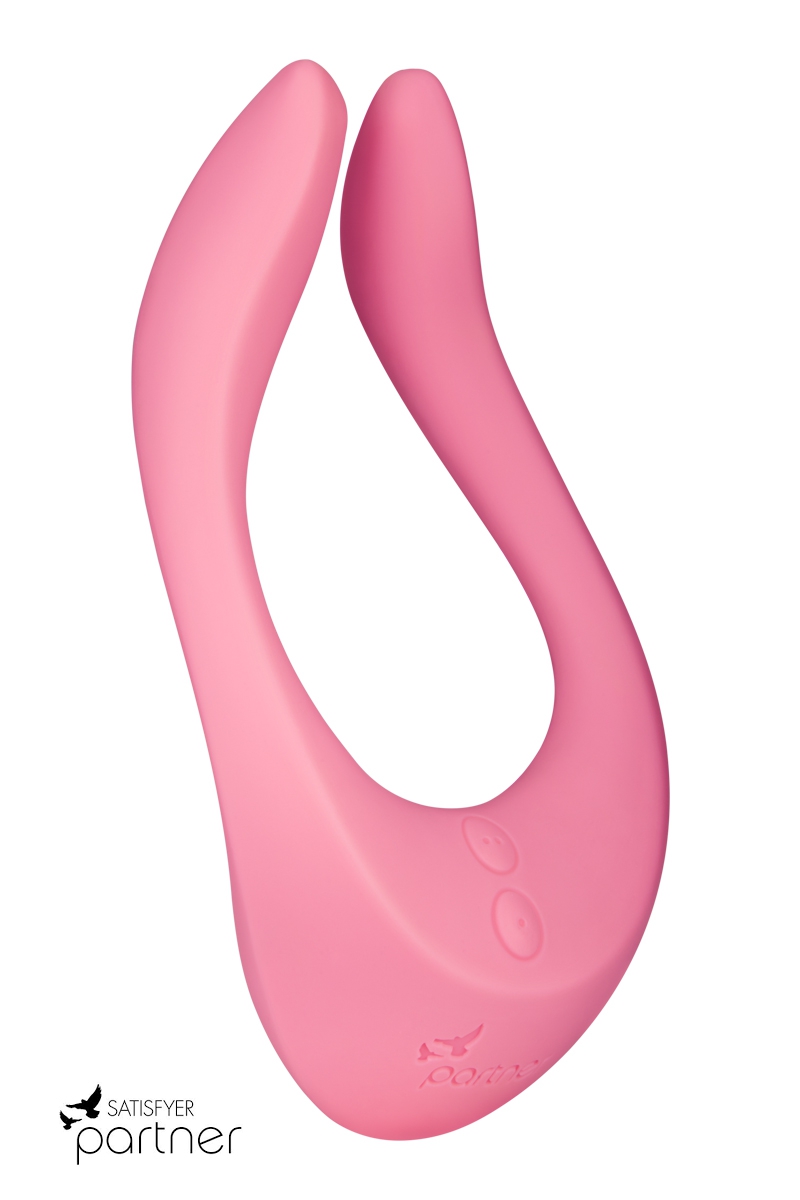 Stimulateur Couple Sextoy Endless Joy rose - Satisfyer