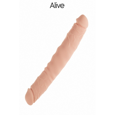 Double Gode Réaliste 100% Silicone Twins L – Alive