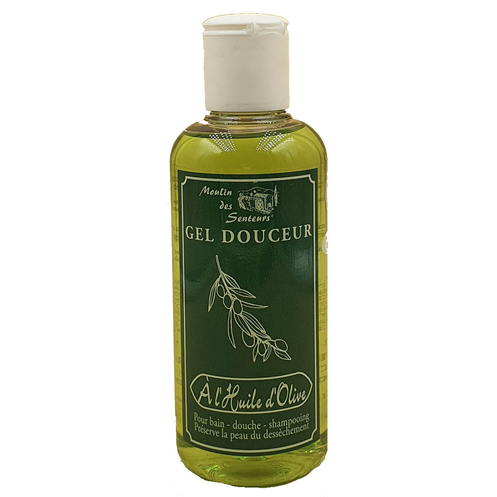 053 - Gel Douceur Huile Olive 200 ml - Moulin des Senteurs - Tisane de Mai - 02