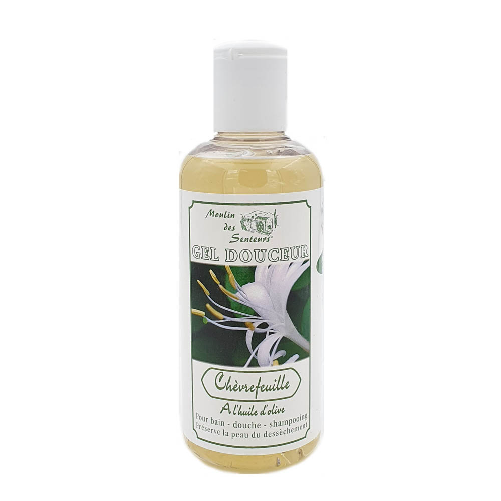 065 - Gel Douceur Chevrefeuille 200 ml - Moulin des Senteurs - Tisane de Mai - 02