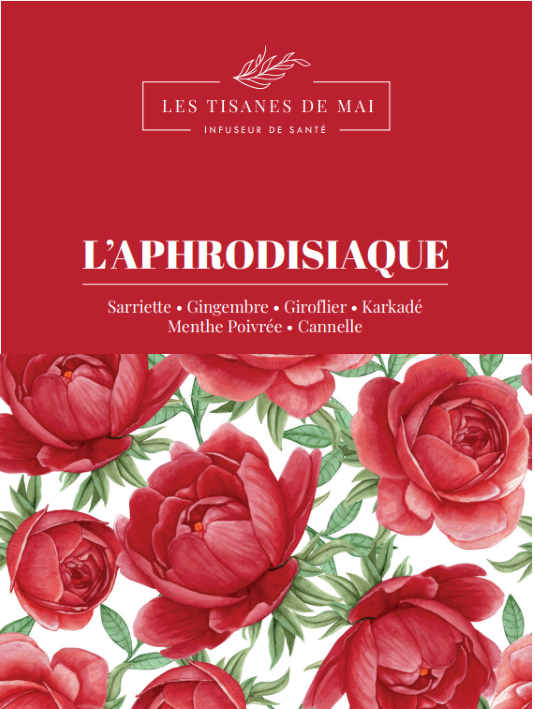 055 - Tisane Aphrodisiaque - Tisane de Mai - Etiquette