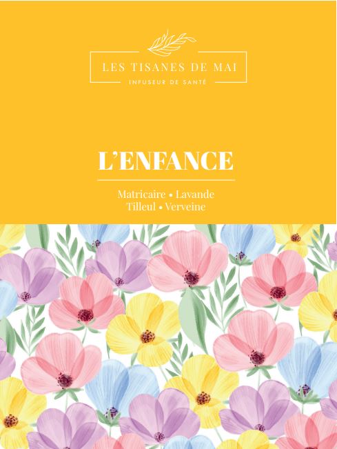 075 - L Enfance- Tisane de Mai - Etiquette