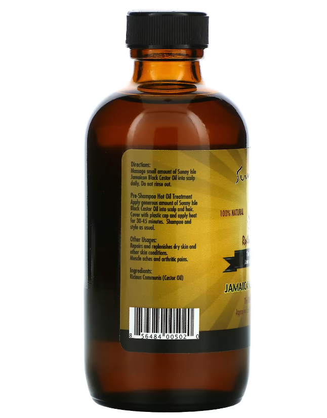 sunny isle huile ricin castor oil 120ml b